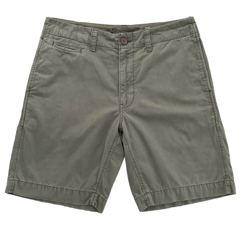 Authentic Chinos Green Army Shorts